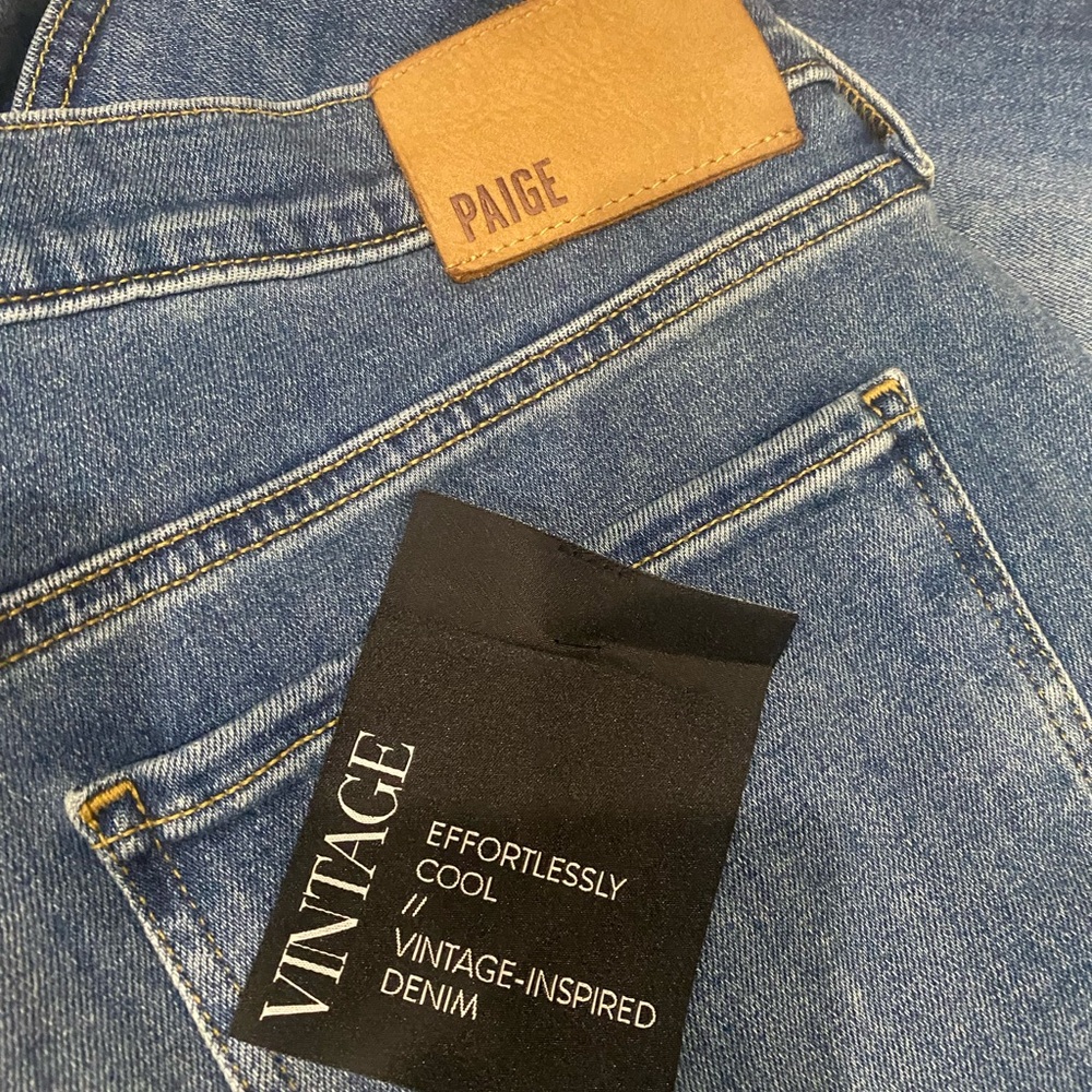 NWT PAIGE Men's Doheny Relaxed Straight-Leg Jeans 36” x 36” 👖